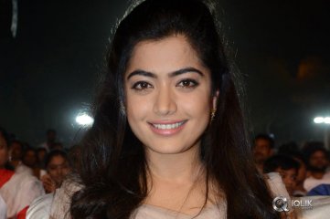 Rashmika Mandanna at Chalo Movie Pre Release Event
